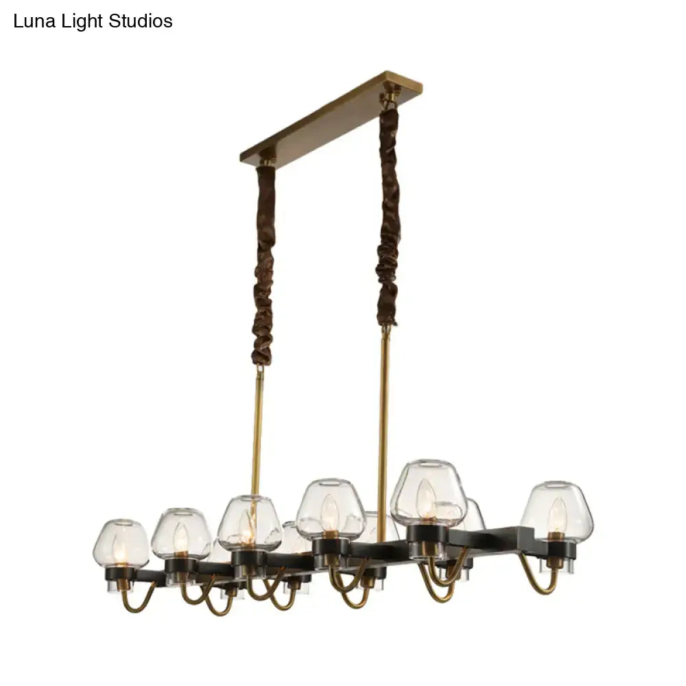 Black Gold Island Chandelier