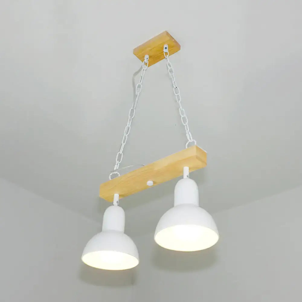 White Wood Island Pendant