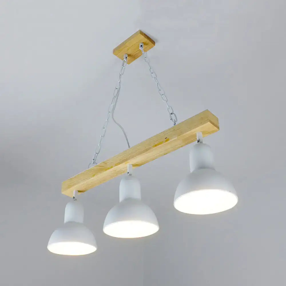 White Wood Island Pendant