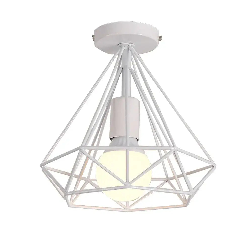 Iron Cage Ceiling Lamp