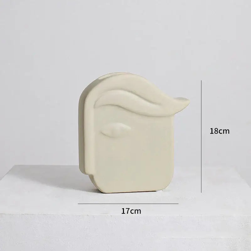 Ceramic Ribbed Vase Trio