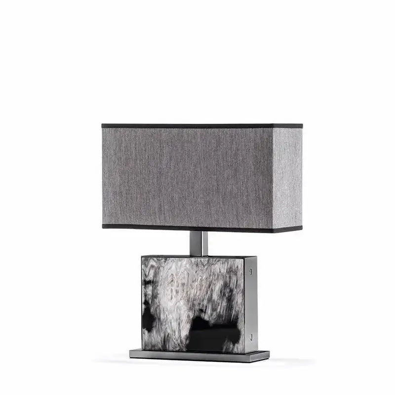 Metallic Beige Table Lamp