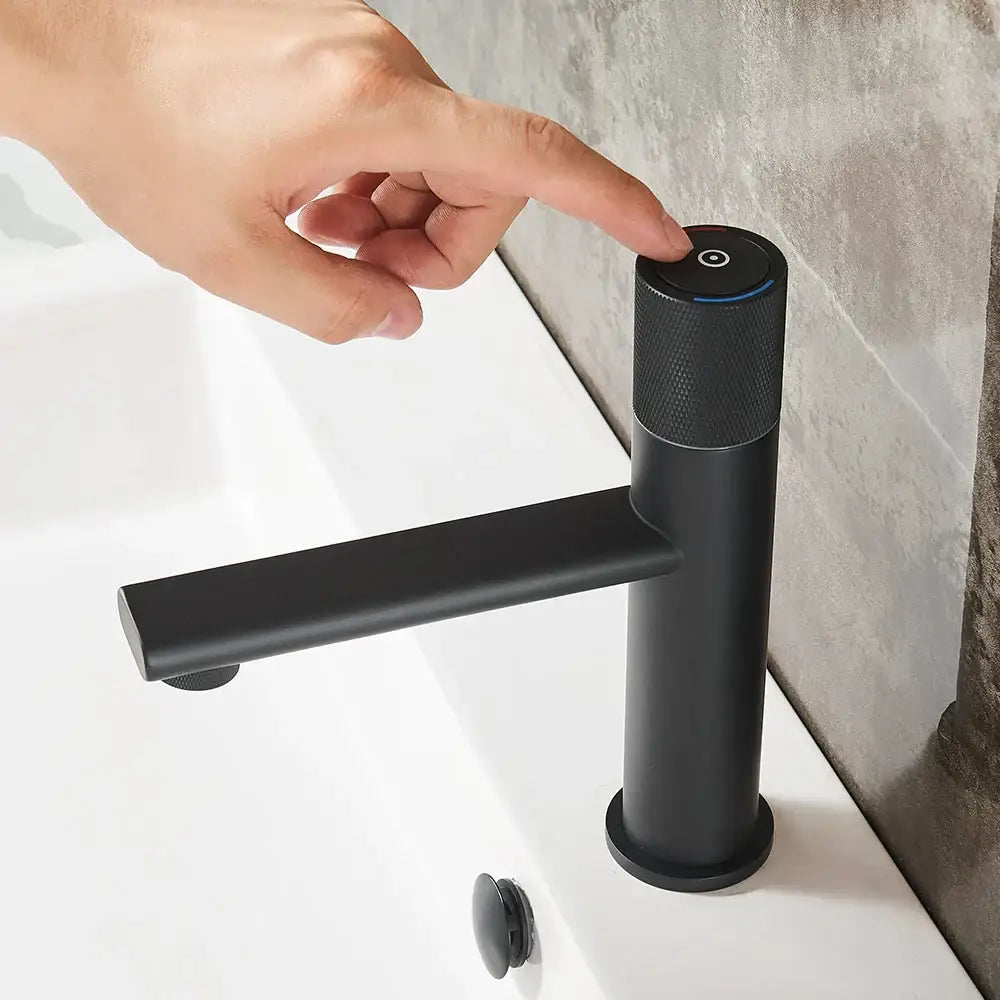 Gold Single Handle Faucet for Bathroom Sinks