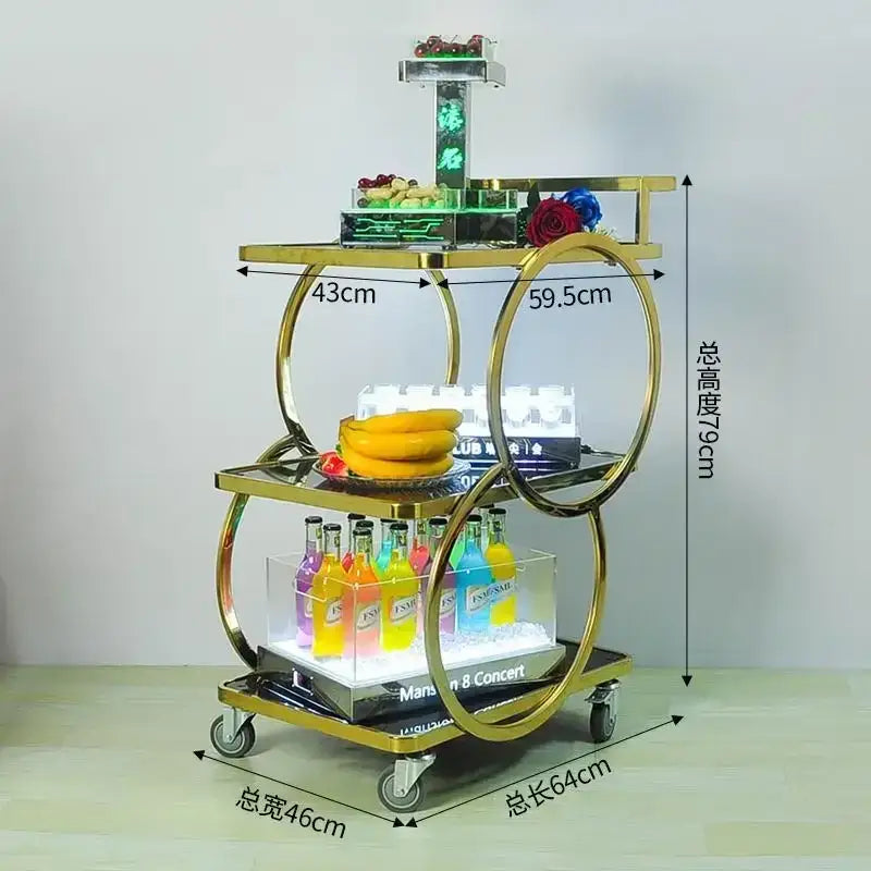 White Modern Salon Trolley