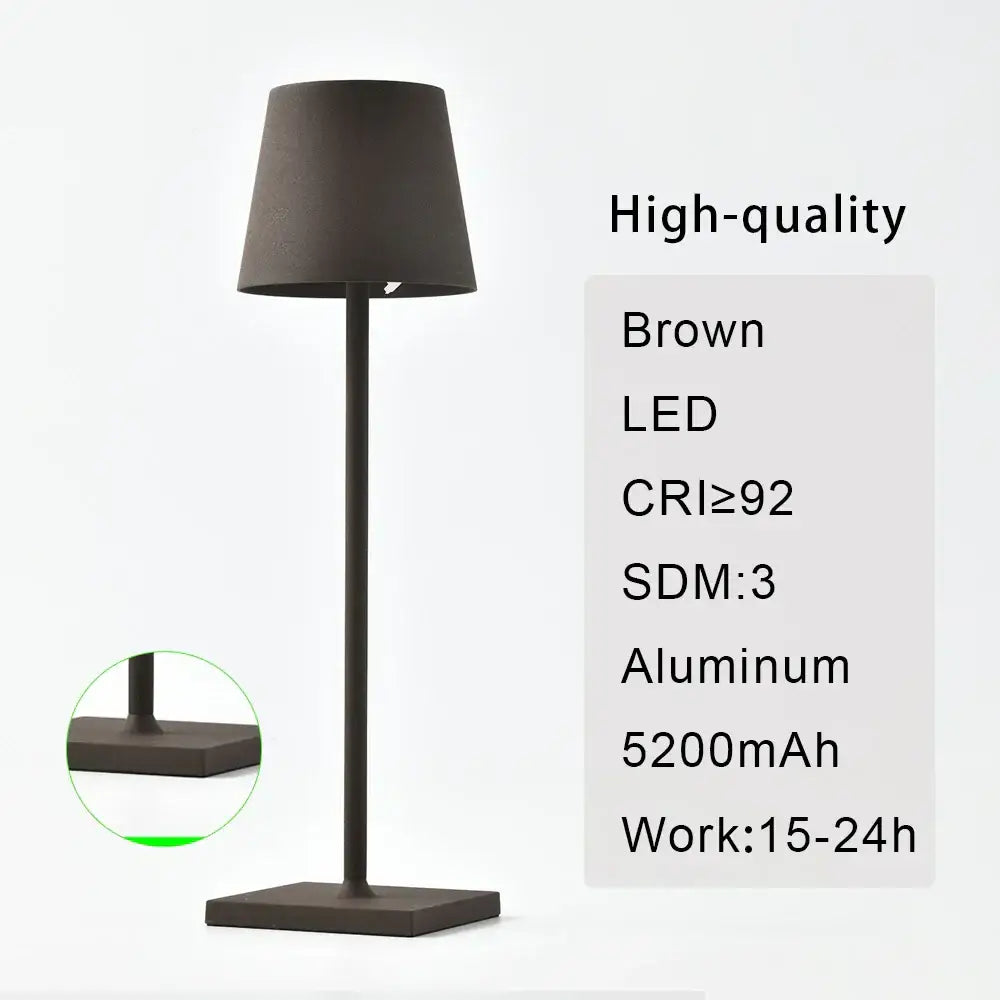 Black Mosaic Table Lamp