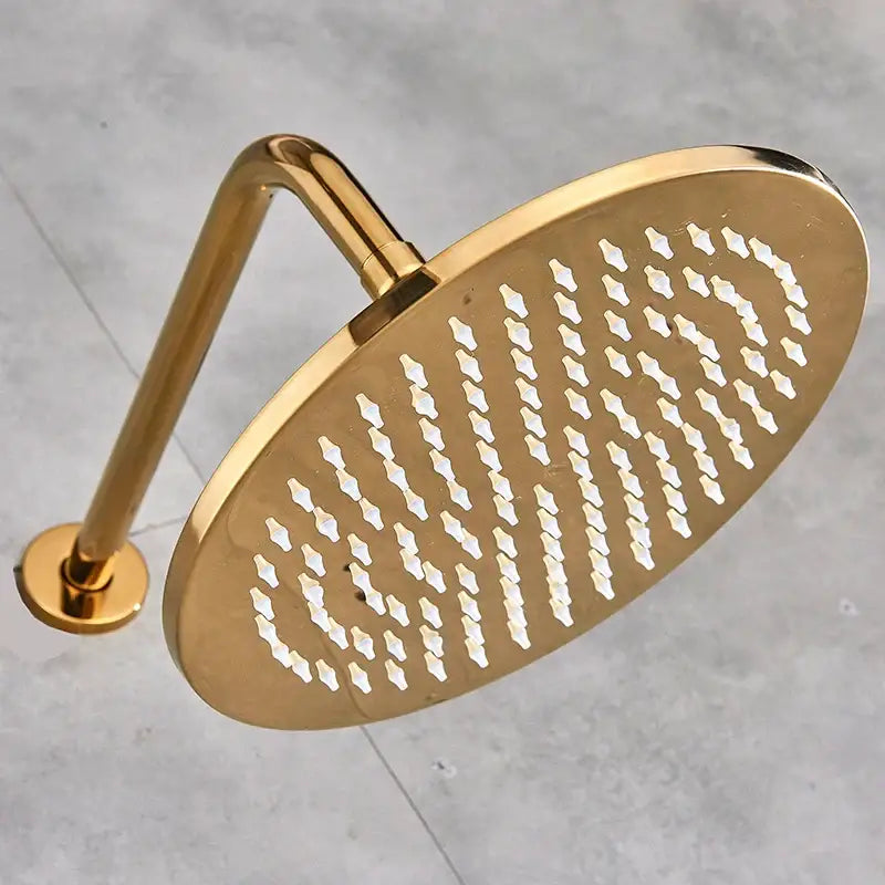 Gold Crystal Shower Head