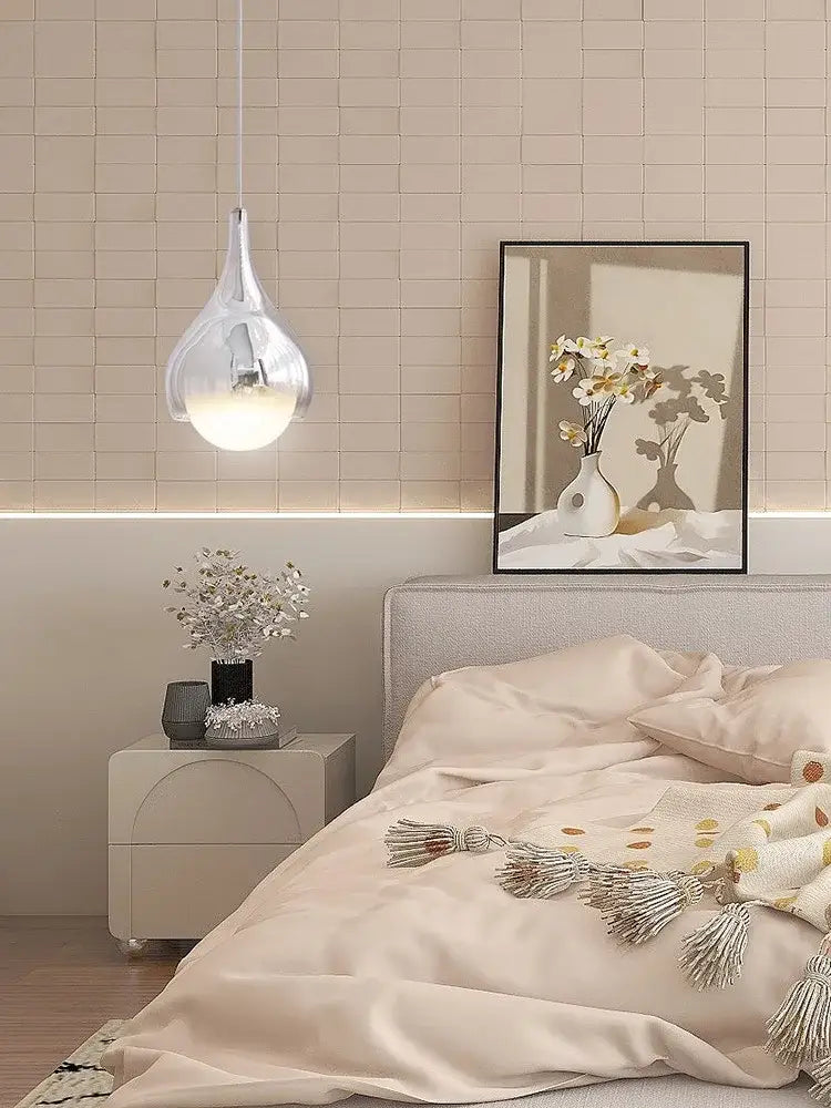 Gold Droplet Ceiling Chandelier