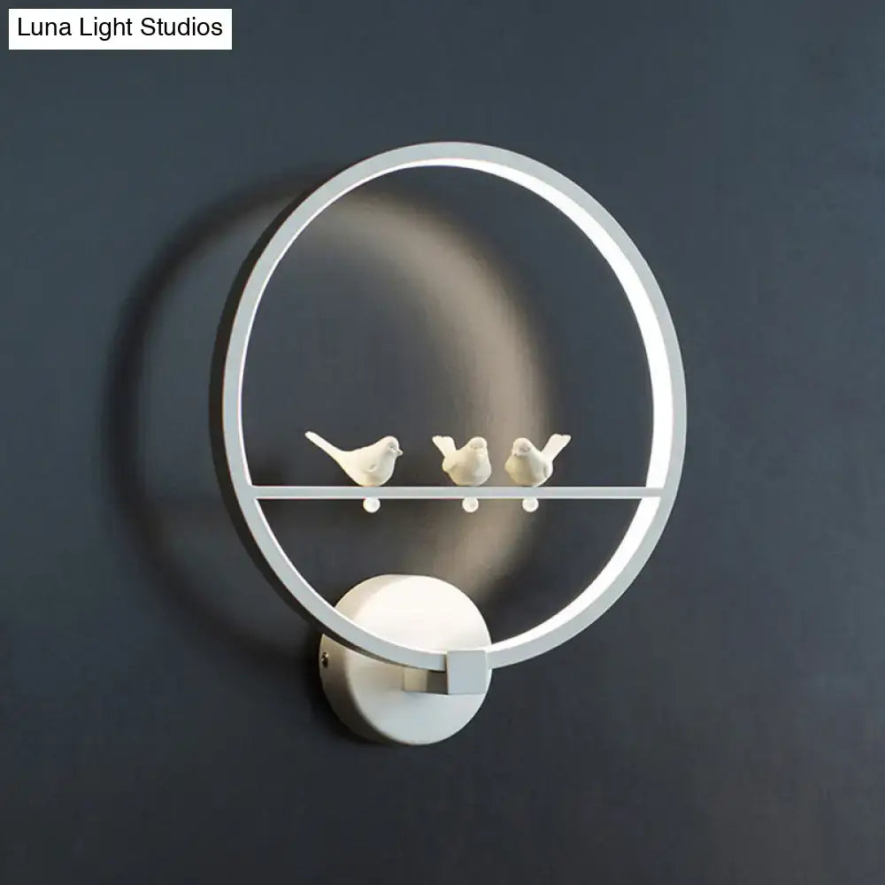White Bird Wall Lamp