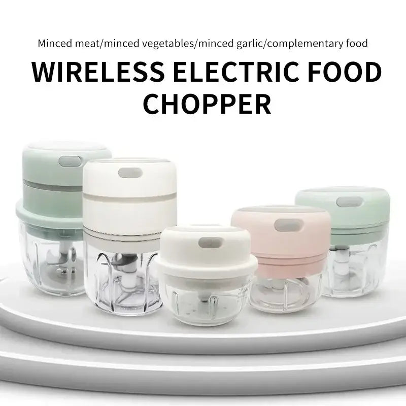 Blue Electric Food Chopper