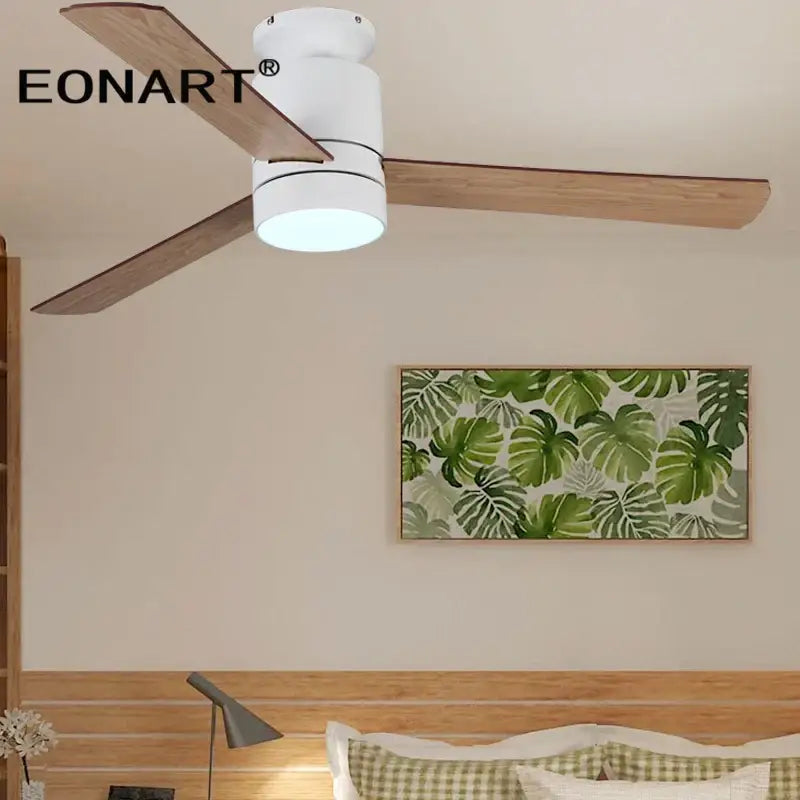 Brown LED Ceiling Fan