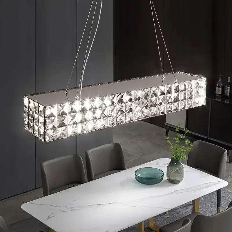 Chrome Crystal LED Chandelier Up To 6 Rings