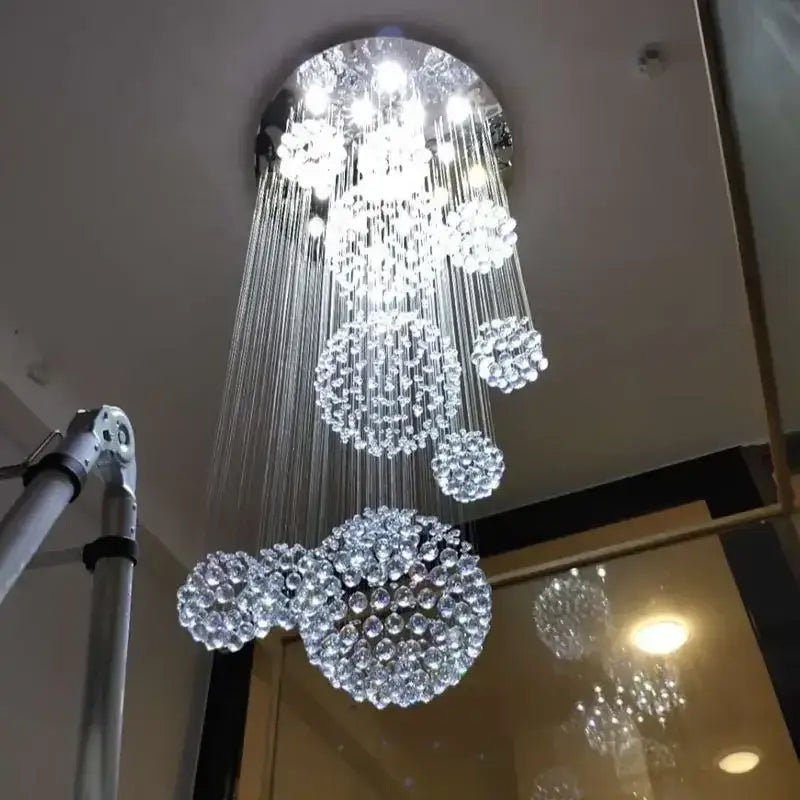 Crystal Ball LED Chandelier