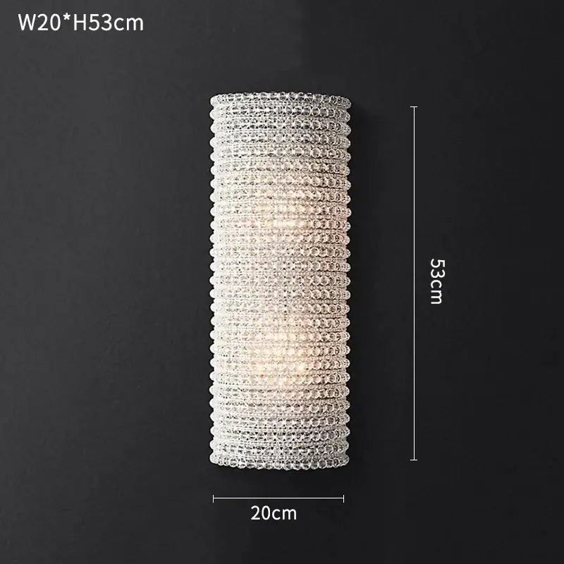 Crystal Circle 16-Light Living Room Pendant Light
