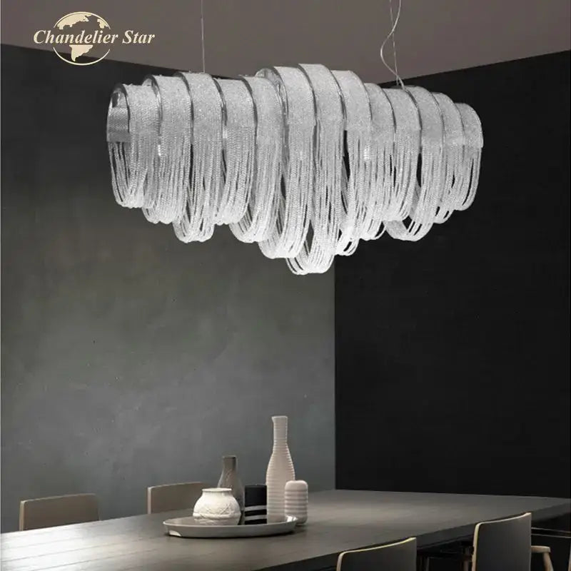 Crystal Tassel LED Chandelier