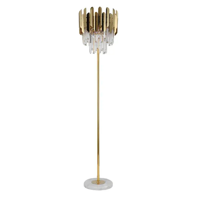Crystal Gold Floor Lamp