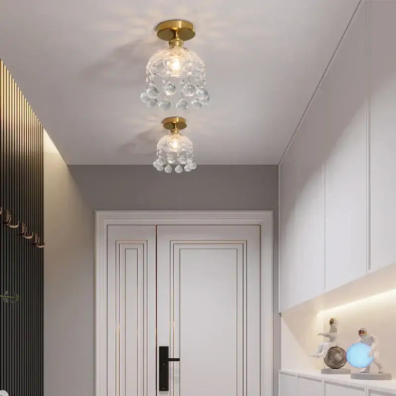 Crystal Glass Ceiling Lamp