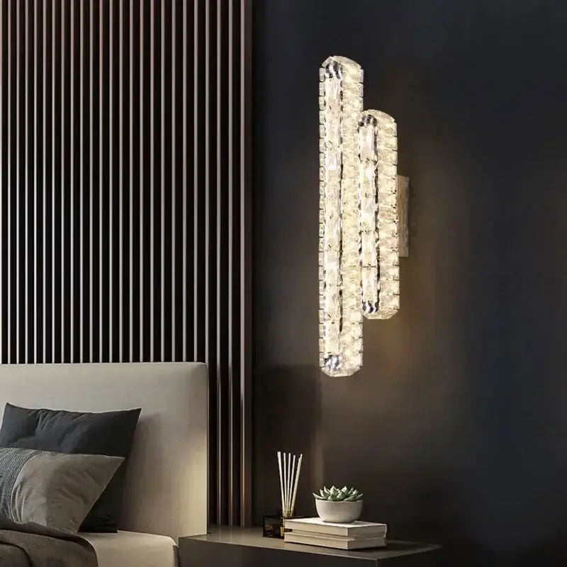 Crystal Rectangular Ceiling Light