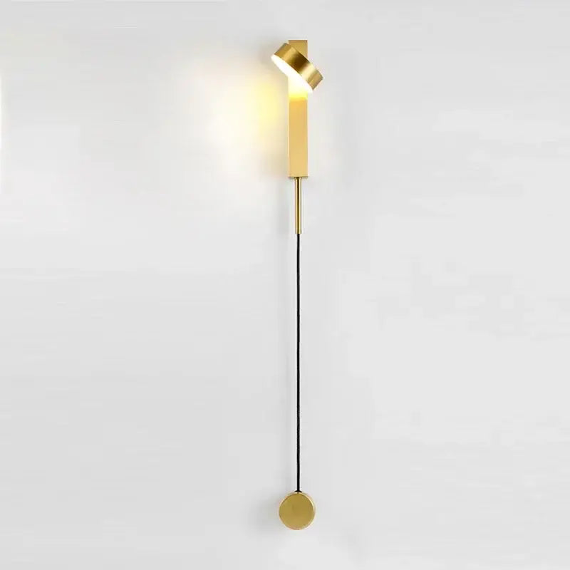 Black Marble LED Sconce