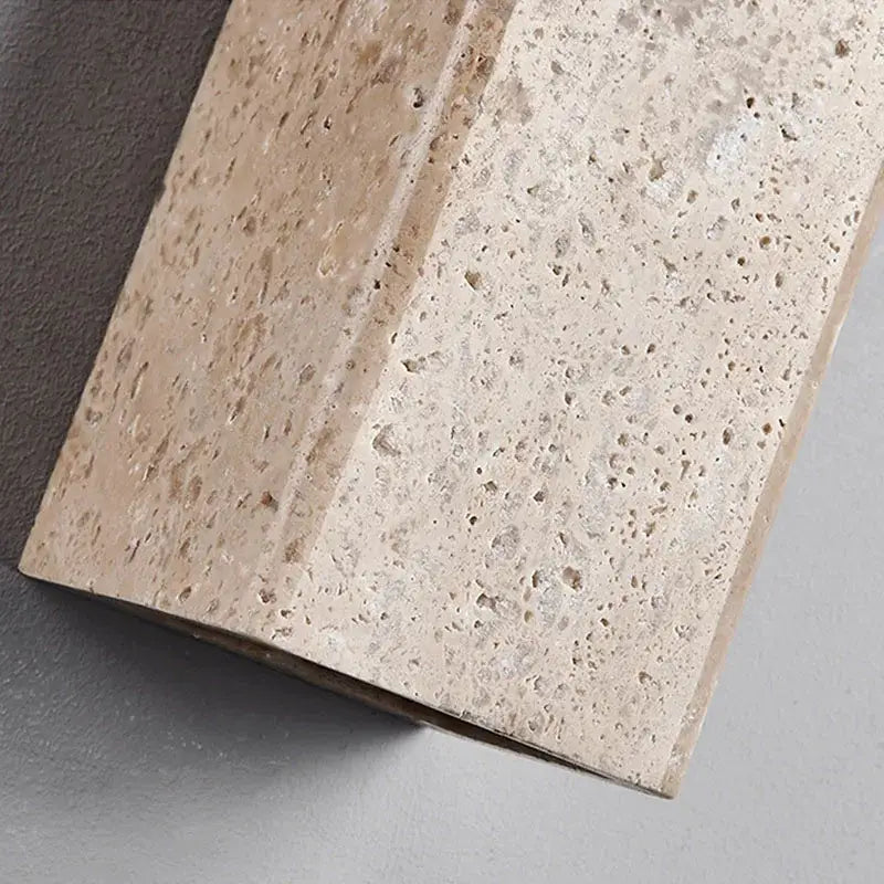 Marble Cuboid LED Sconce