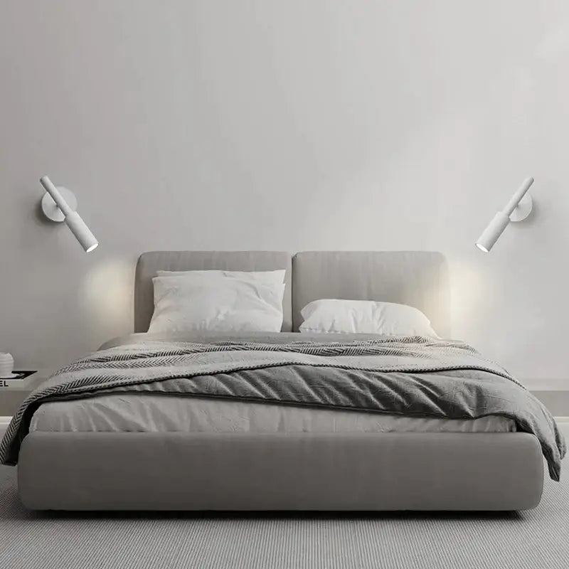 Black Adjustable Wall Lamp for Reading Nook