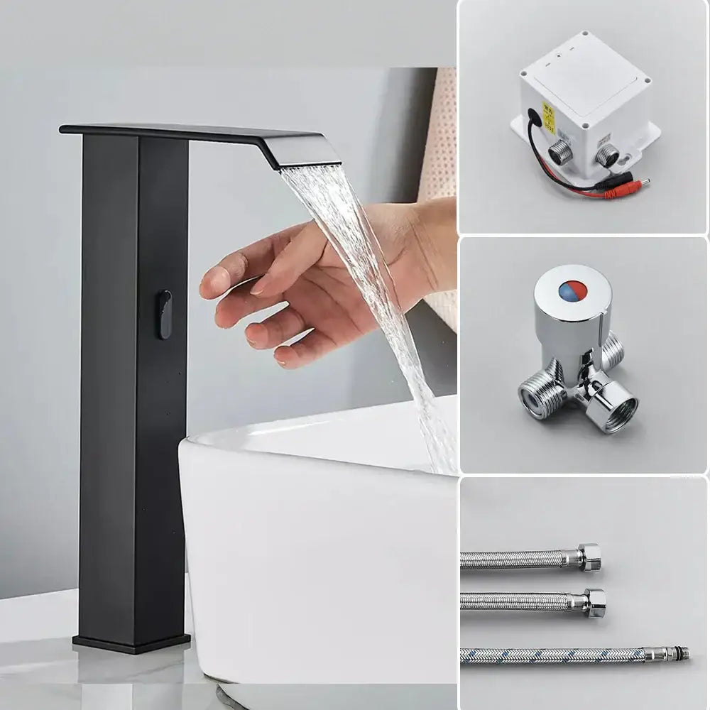 Black Sensor Basin Faucet