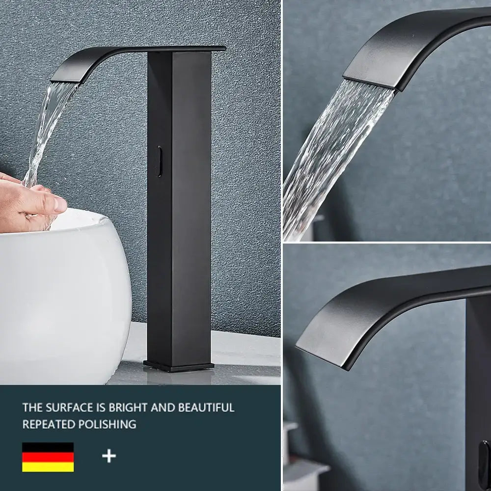 Black Sensor Basin Faucet