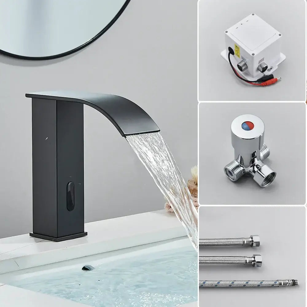 Black Sensor Basin Faucet