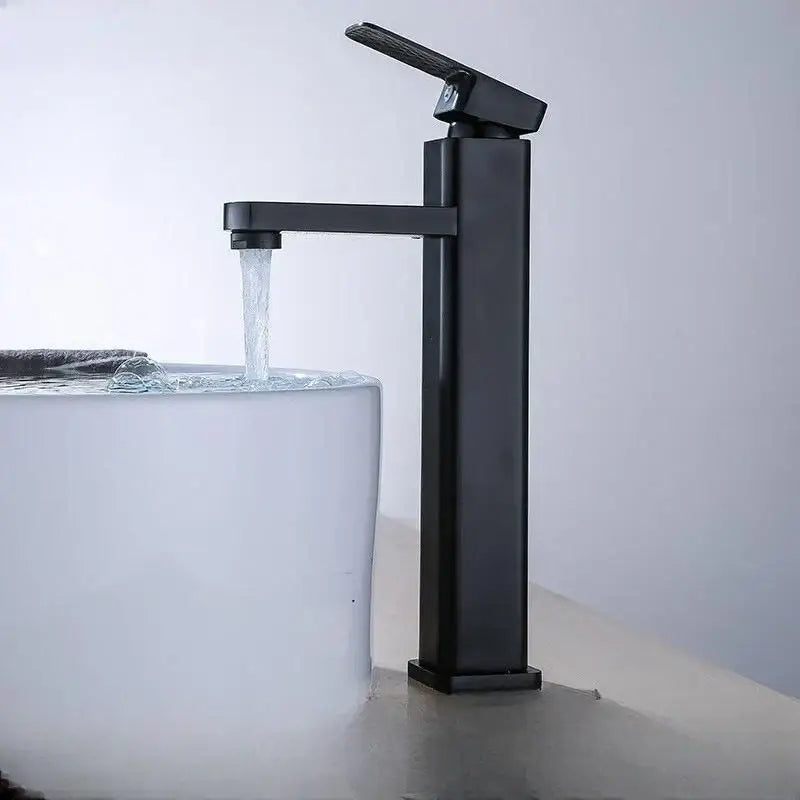 Black Modern Basin Mixer