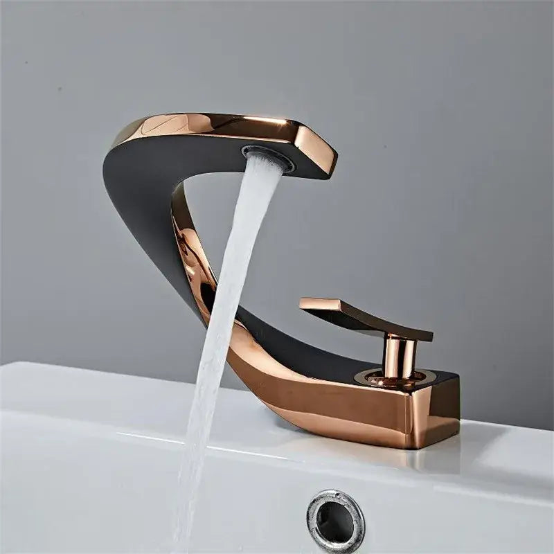 Black Gold Basin Mixer