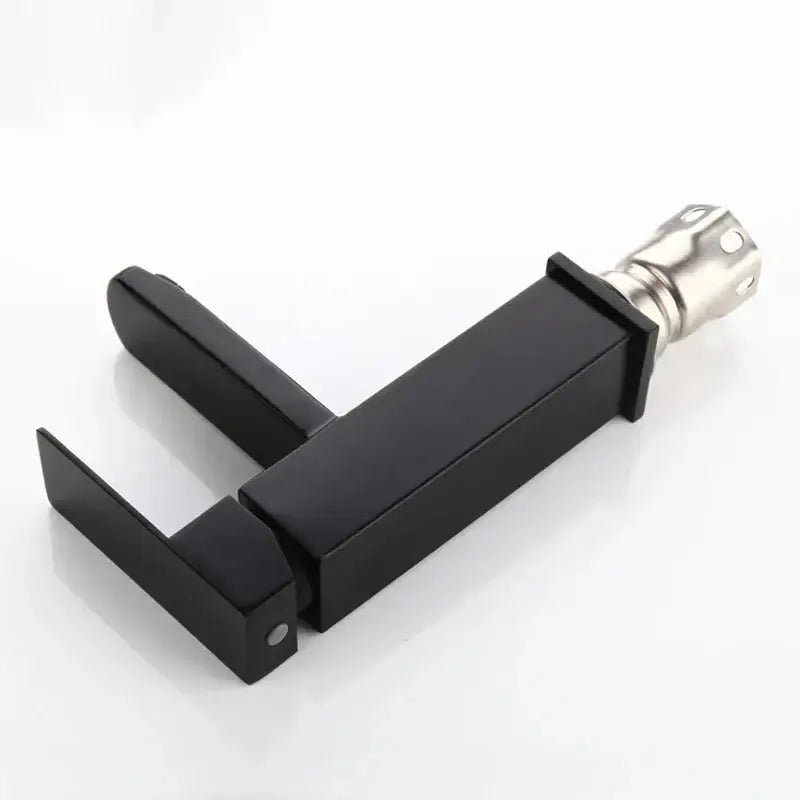 Black Single Handle Faucet with Hose