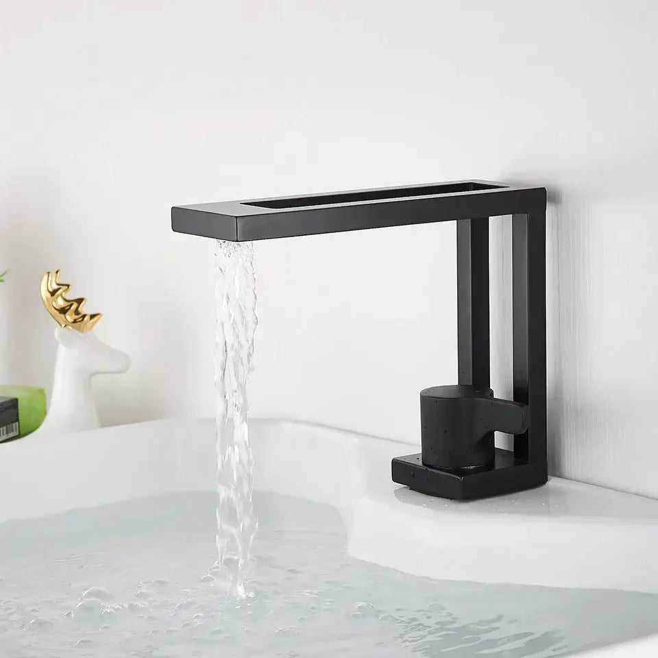 Black Vessel Sink Mixer