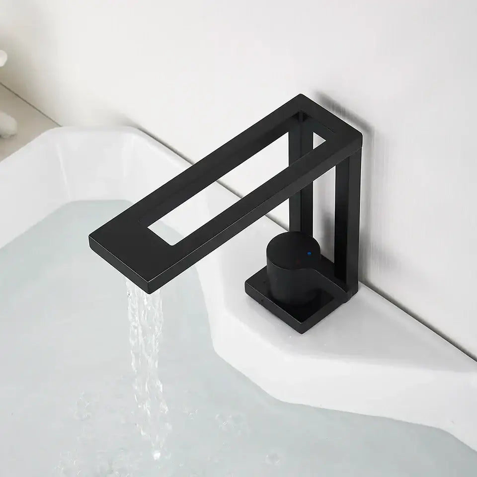 Black Vessel Sink Mixer
