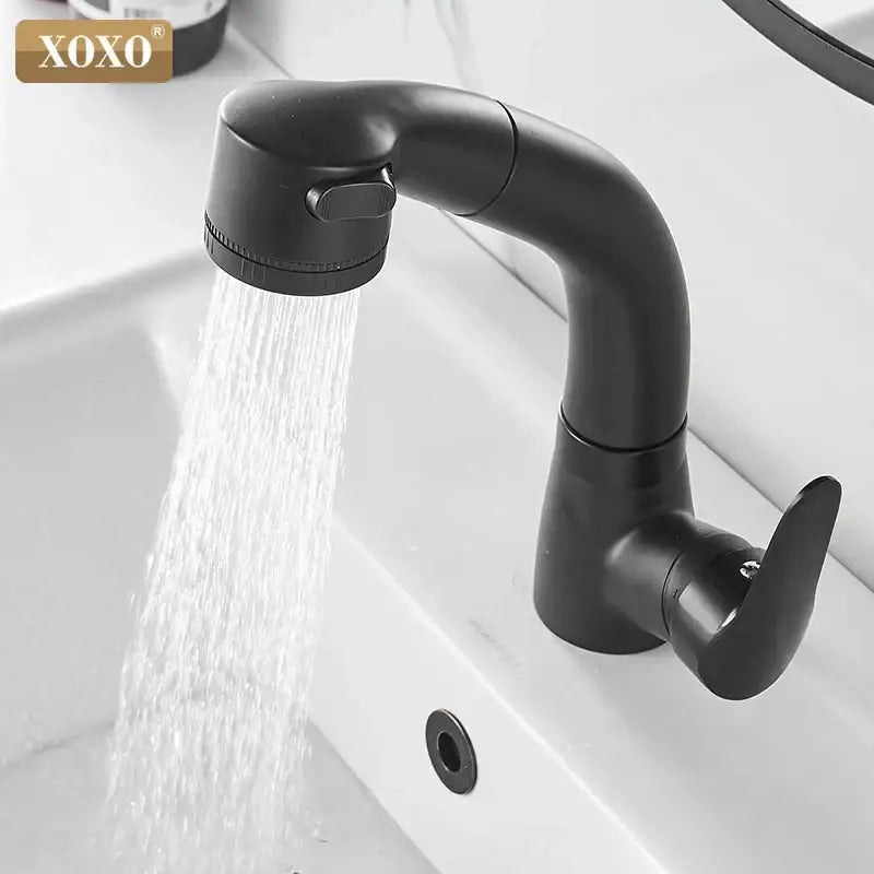 Black Kitchen Spray Mixer