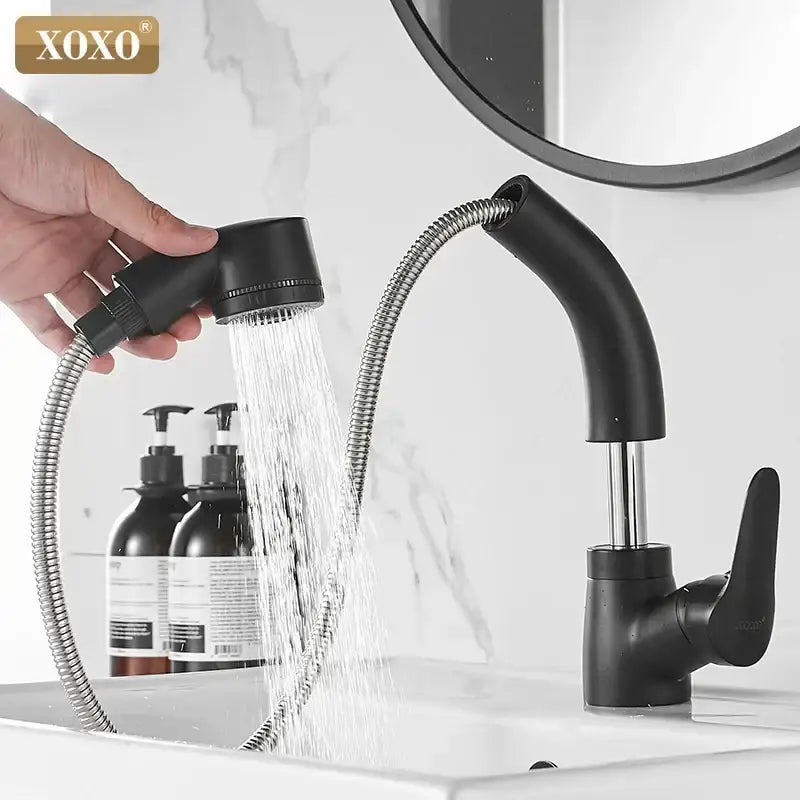 Black Kitchen Spray Mixer