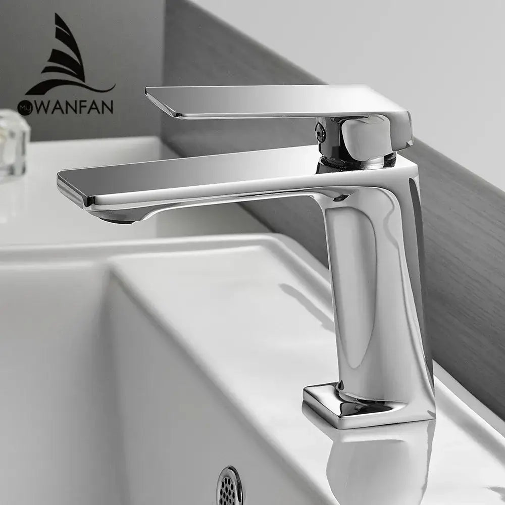 Angular Black Mixer Tap
