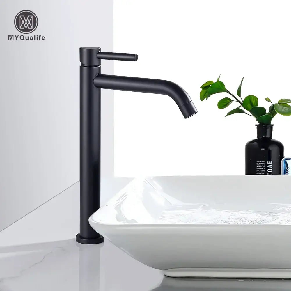 Matte Black Lever Faucet