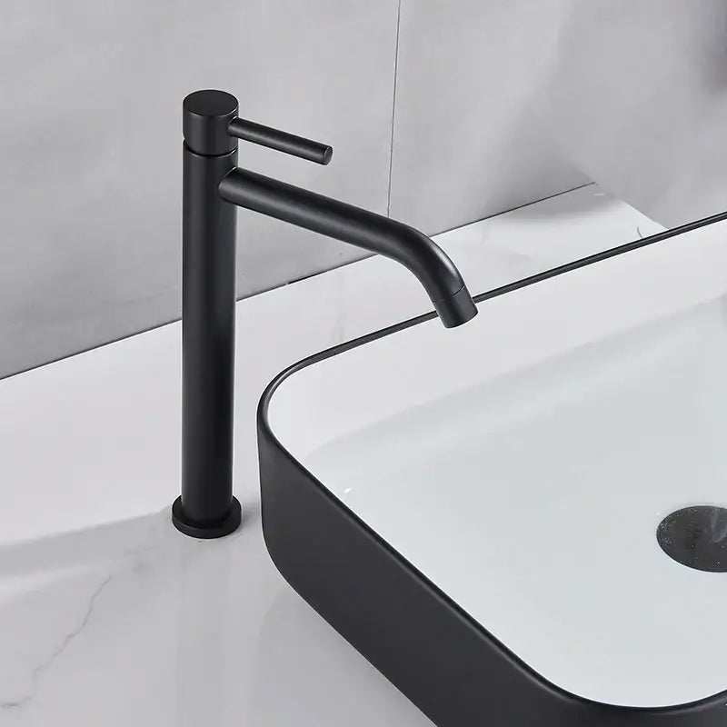 Matte Black Lever Faucet