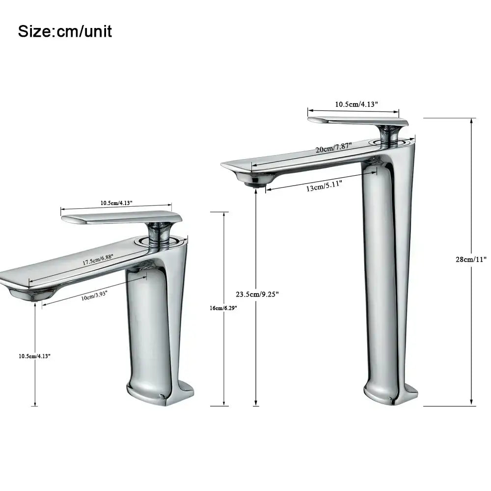 Black Brass Sink Faucet Single-Handle Deck-Mounted
