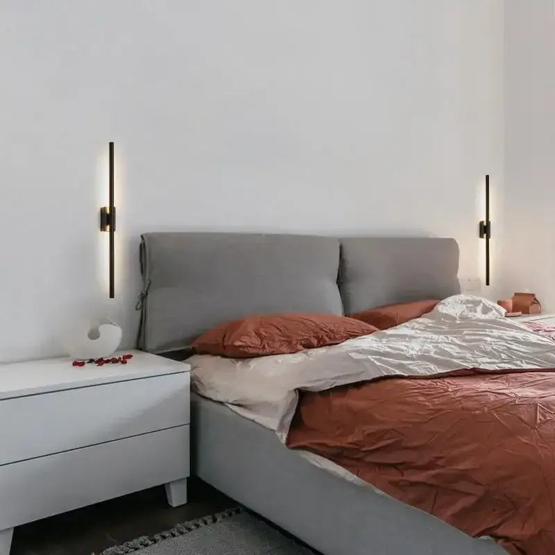 Black Brass LED Sconce