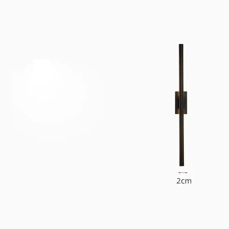 Black Brass LED Sconce