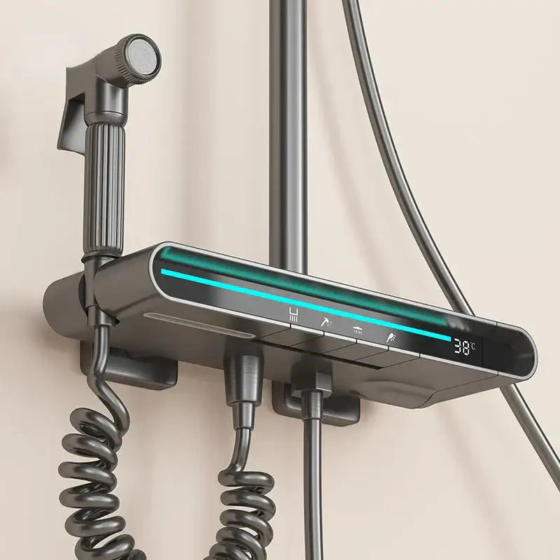 Brass LED Shower Faucet Set