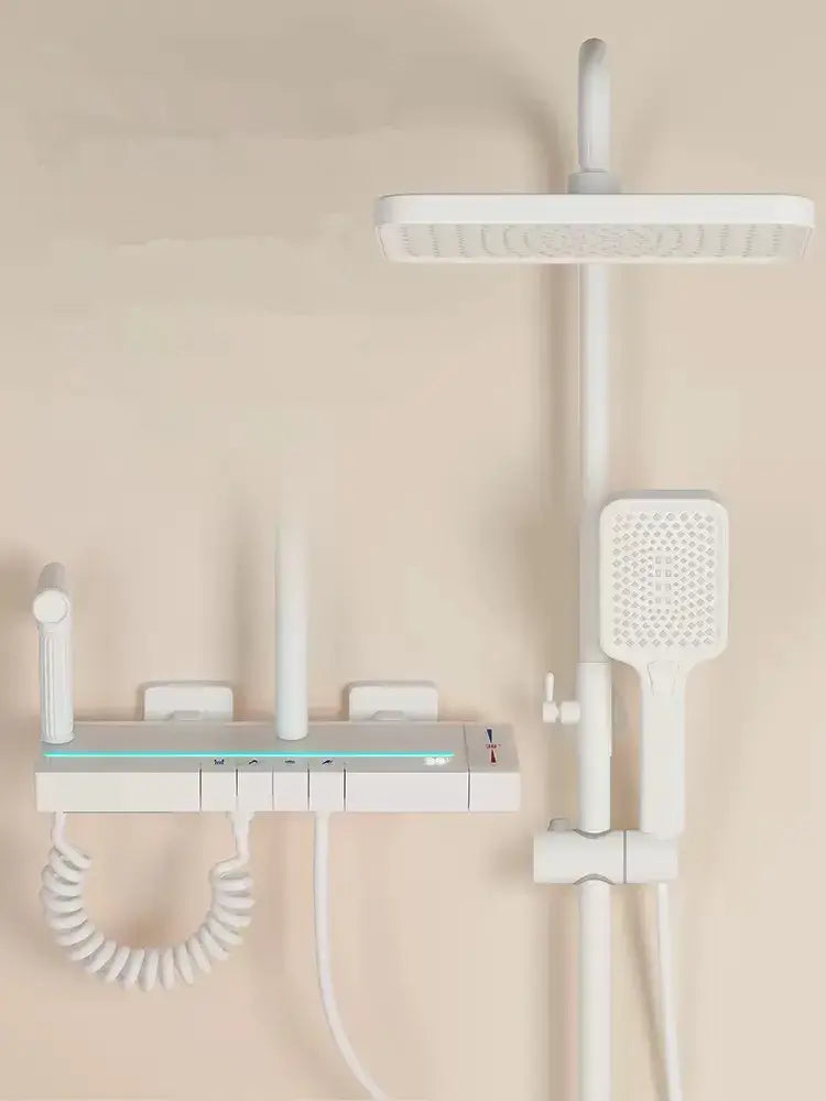 Brass LED Shower Faucet Set