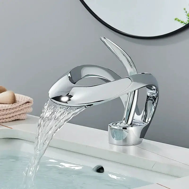 Black Brass Vanity Faucet
