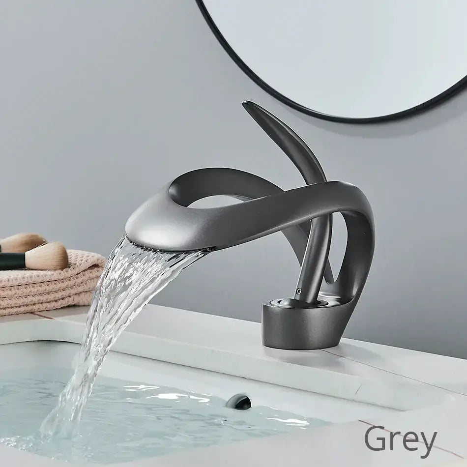 Black Brass Vanity Faucet