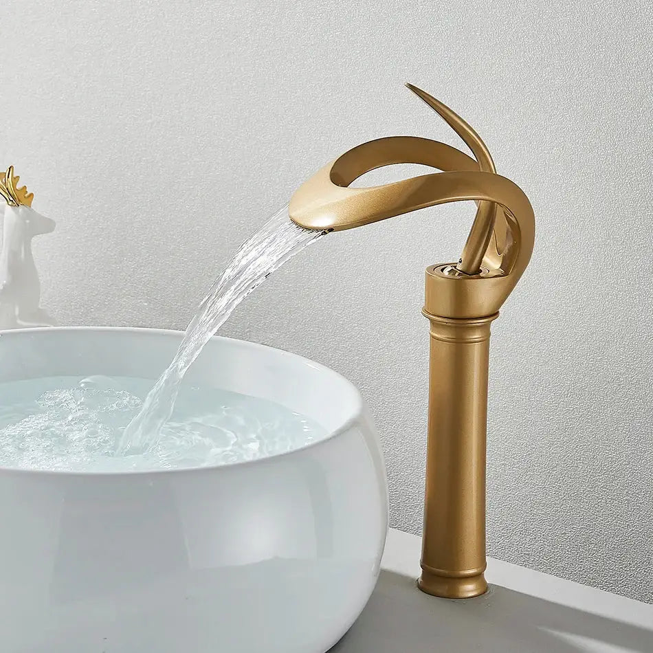 Black Brass Vanity Faucet