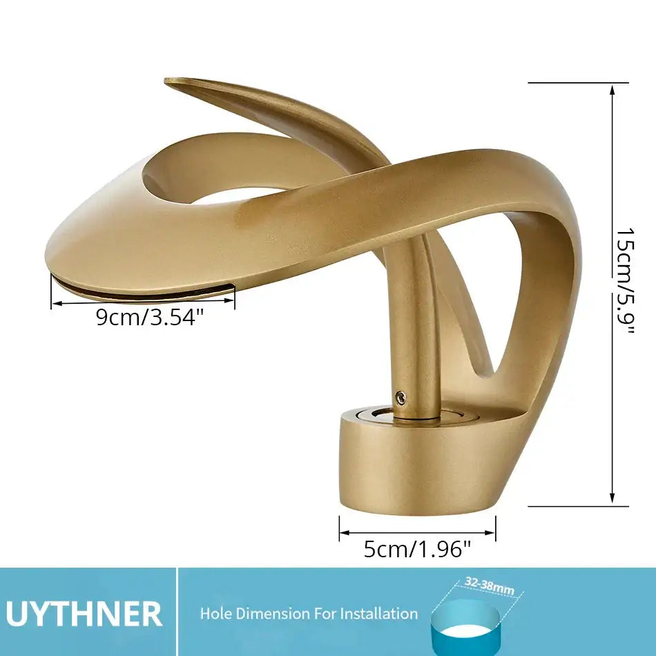 Black Brass Vanity Faucet