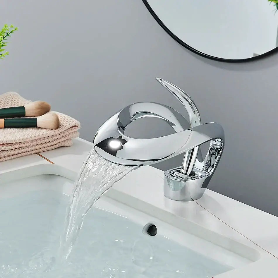 Black Brass Vanity Faucet