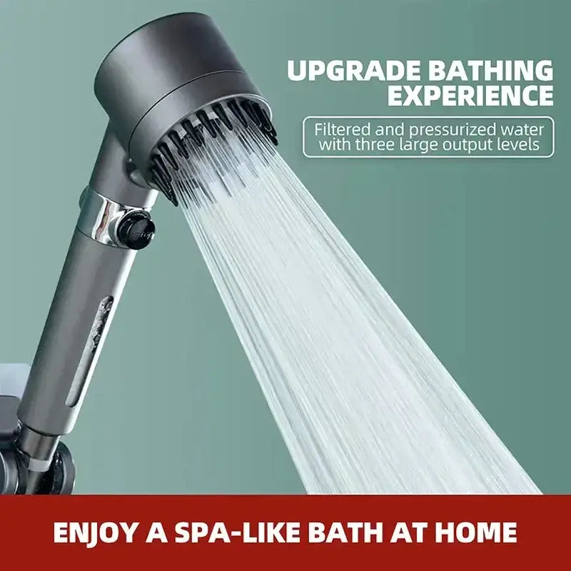 Black Chrome Shower Head