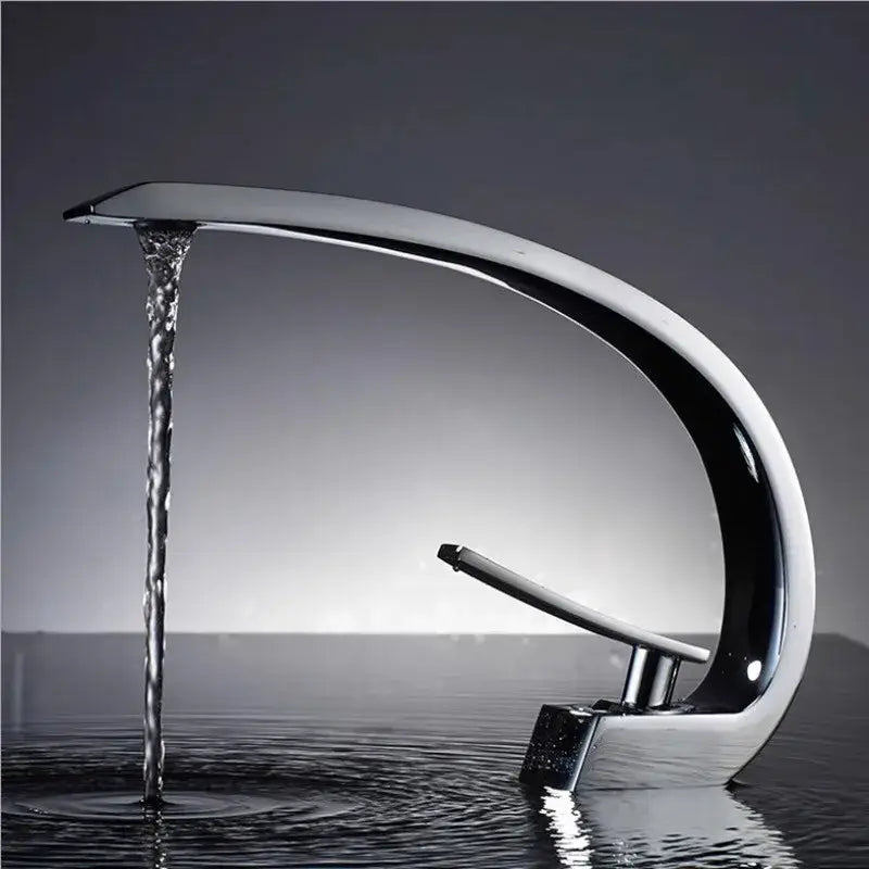 Black Gold Basin Faucet Single-Handle Design