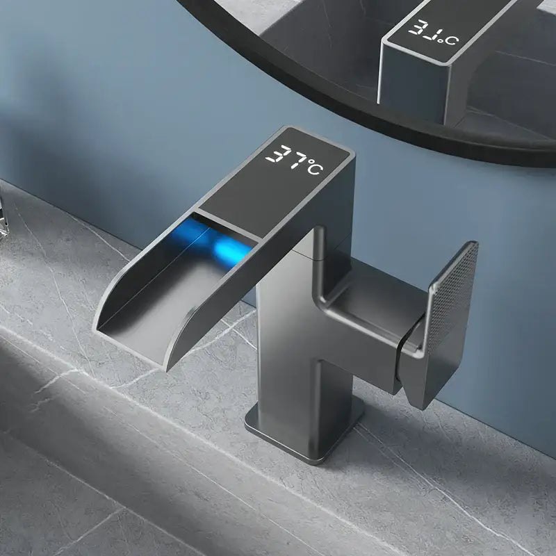 Black LED Temperature Faucet